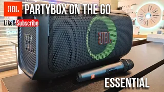 New JBL Partybox on the go Essential - First look, sound test, review💥