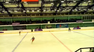 Tuktamysheva, Sakhanovich, Konstantinova, Guseva, Perederova at the warm-up