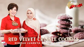 Mudah dan Bisa Jadi Ide Usaha!! Resep Red Velvet Crinkle Cookies, Renyah di luar, Chewy dalamnya!