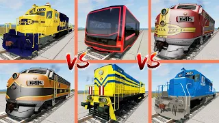 Train Crashes Test - Who is the Best ? Beamng Drive