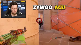 ZYWOO's Aim is on Fire! FROZEN Gets an Ace! CS2 Highlights