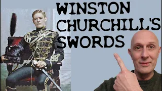 What SWORDS did WINSTON CHURCHILL carry?
