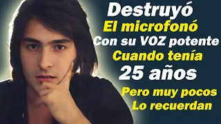 LA VOZ MAS POTENTE DEL MUNDO DESTROZO EL MICROFONO CON SU VOZ CANTANDO PERO TUVO TRISTE FINAL JOVEN