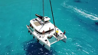 Greece trip with a catamaran in the Ionian Islands.