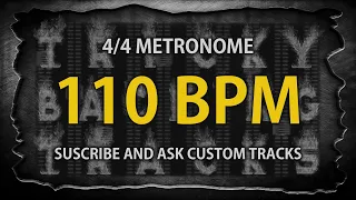 110 BPM - 4/4 Metronome (Accented)