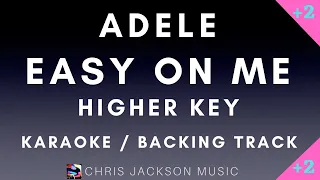 Adele - Easy On Me | Higher Key of G | Karaoke / Backing Track With Lyrics