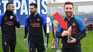 Messi returns to PSG training and Reunites with Neymar