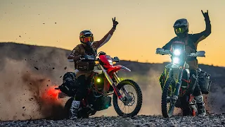 KTM 500 EXC vs. Honda CRF450L Blasting Thru Baja #ktm500exc #hondacrf450 #outbackmotortek