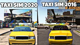 TAXI SIM 2020 VS TAXI SIM 2016  !!!! (ANDROID & iOS) CHECK IT OUT NOW