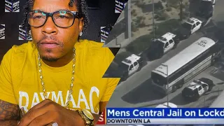 Spider Loc Reacts “ LA County Jail Locked Down Due to Inmate With Gun”