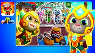 Talking Tom Hero Dash - Gold Flash Tom Rescue All Friends & Defeat All Bosses  (Android,iOS) Full HD