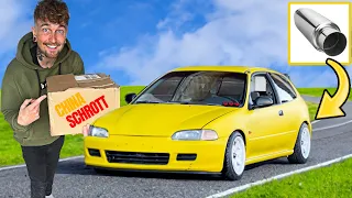 JDM Auspuff Tröte & China Tuning Teile für den Civic!