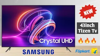 SAMSUNG Crystal Vision 43 inch 4K Smart Tizen TV with Voice Assistant  (UA43CUE70AKLXL) 2023