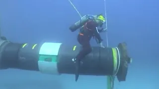 Incredible Modern Pipeline Construction Technology. Ingenious Extreme Subsea Pipe Installation Skill