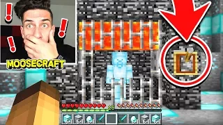 TRAPPING DIAMOND STEVE IN MINECRAFT! (WORKED!!)