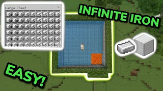 EASIEST 1.20 IRON FARM TUTORIAL in Minecraft Bedrock (MCPE/Xbox/PS/Switch/PC)