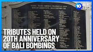 Bali Bombing Memorials Are Held 20 Years On | 10 News First