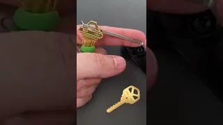 Lock picking lawyer gets lock open in seconds?!😲￼