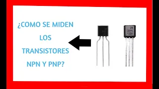 Como Medir Transistores NPN y PNP con multimetro digital