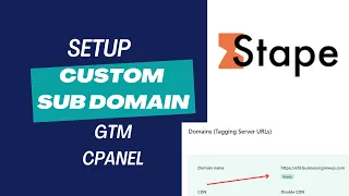 Setup Custom Sub-Domain With Stape.io To Bypass ITP's and IOS 14 Update In GTM Bangla 2k24