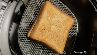 Grilled Cheese Sandwich in Air Fryer!🤤🥪 #Shorts