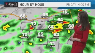 Cleveland area weather forecast: Hoping for some sun Thursday before showers/storms return