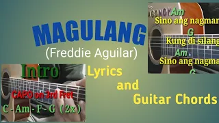 Magulang (Freddie Aguilar) with Lyrics and Chords/ Song cover