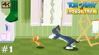 Tom and Jerry in House Trap - Playthrough PSX / PS1 / PGXP / Widescreen 4k 2160p PART 1