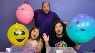 Making Slime With Giant Funny Balloons! Giant Slime Funny Balloon Tutorial