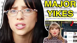 BILLIE EILISH SHADES TAYLOR SWIFT (drama explained)