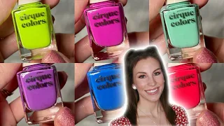 Cirque Colors - 2024 Vice Collection (NEON) Nail Polish Swatch & Review + Comparisons | JESSFACE90