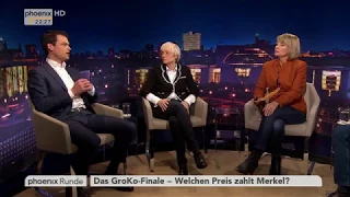 "Das GroKo-Finale - Welchen Preis zahlt Merkel?" - phoenix Runde vom 07.02.2018