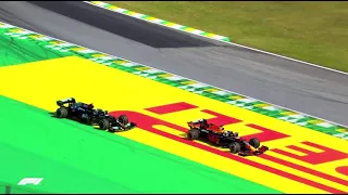 F1 | LAP 48 Onboards | São Paulo Grand Prix 🇧🇷 2021 | Hamilton #44 Vs Verstappen #33 All Angles HD