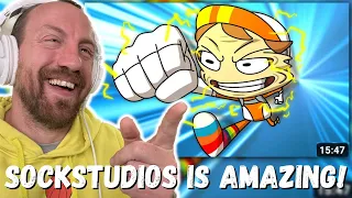 WATCHING SockStudios for the FIRST TIME! (Superpowers REACTION!)