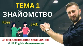 АНГЛІЙСЬКА ПО ТЕМАХ. ТЕМА 1: ЗНАЙОМСТВО. 50 НАЙУЖИВАНІШИХ СЛІВ І ФРАЗ