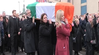 Gerry Adams oration at the graveside of Martin McGuinness