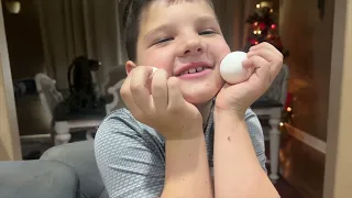 ELF ON THE SHELF COOKIES! CALEB & MOMMY make TINY Chocolate Cookies and TALK to SANTA at NORTH POLE!