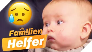 Unter extremem Schlafmangel: Wieso quengelt Baby Klara nur noch? 👶🏻 | Die Familienhelfer | SAT.1