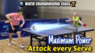 How to maximize the power of Forehand Flick technique, attack all types of serve | World Class