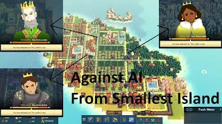 Kingdoms and Castles - Small Island against AI / Part 1 - No Commentary Gameplay