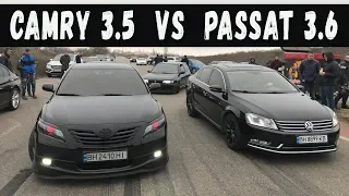 Дерзкий  Passat 3.6 против CAMRY 3.5, Subaru WRX и не только