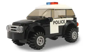 Build a Lego Police Car - Sluban City M38-B0639 K9 Unit (Policeman and dog)