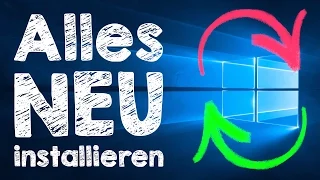 Windows 10 neu installieren 👍 Tutorial: Den Computer neu aufsetzen, ohne CD