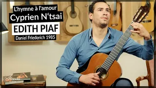 Cyprien N'tsai plays L'hymne à l'amour by Édith Piaf on a 1985 Daniel Friederich