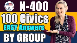 U.S. Citizenship Official USCIS 100 Civics Questions 2008 version BY GROUP