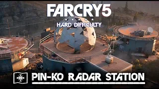 Far Cry 5 - Pin Ko Radar Station - Cult Outpost - NO ALARMS [Hard Difficulty]