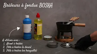 Comment remplir & utiliser le brûleur à fondue ? - Tutoriel étape par étape BOSKA 853518 (FR)