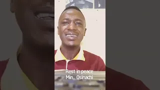 RIP|Min. osinachi #osinachinwachukwu #gospel #nigeria #nigerianewtoday