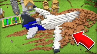 В НАШЕЙ ДЕРЕВНЕ ЖИТЕЛЕЙ УПАЛ САМОЛЁТ В МАЙНКРАФТ | Компот Minecraft