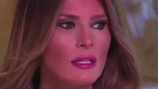 Melania Trump with dramatic music